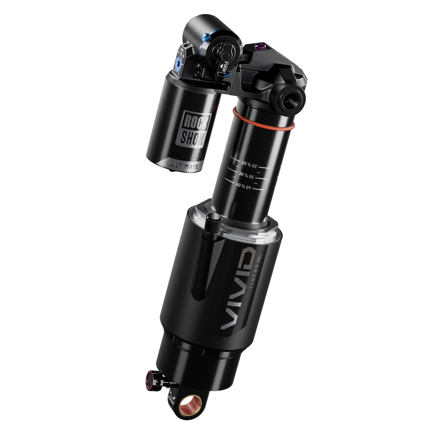 RockShox Rear Shock Vivid Ultimate RC2T - Standard Trunnion - D1