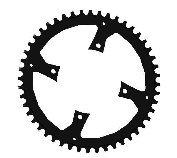 Specialized Parts Specialized CHR TURBO, 48T, 10/11-SPD, 104BCD, 1X RING, ALLOY, PRAXIS (Replaced by S211400005)
