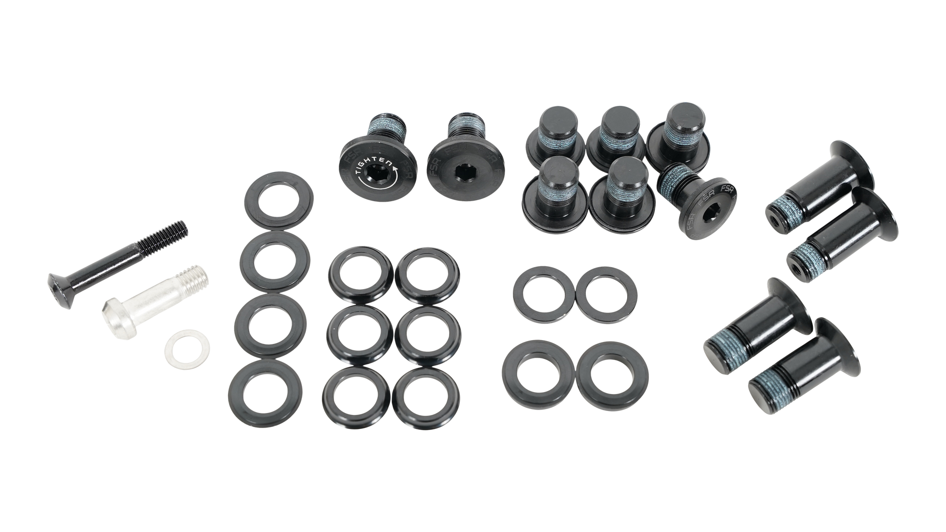 Specialized Parts Specialized BLT KIT, MY18-20 SJ FSR (J1), SUSPENSION PIVOT BOLT KIT (W/ PIVOT SPACERS)