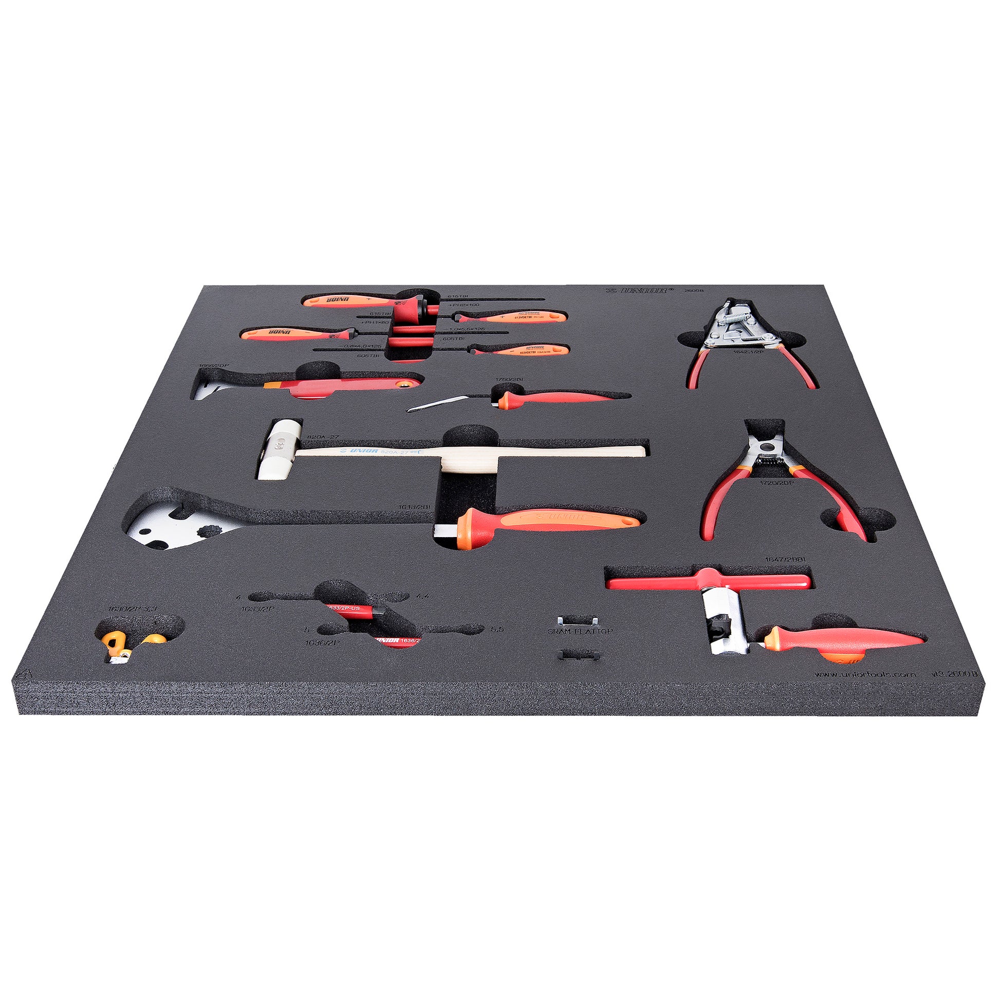 UNIOR Set Of Tools In Tray 3 For 2600B