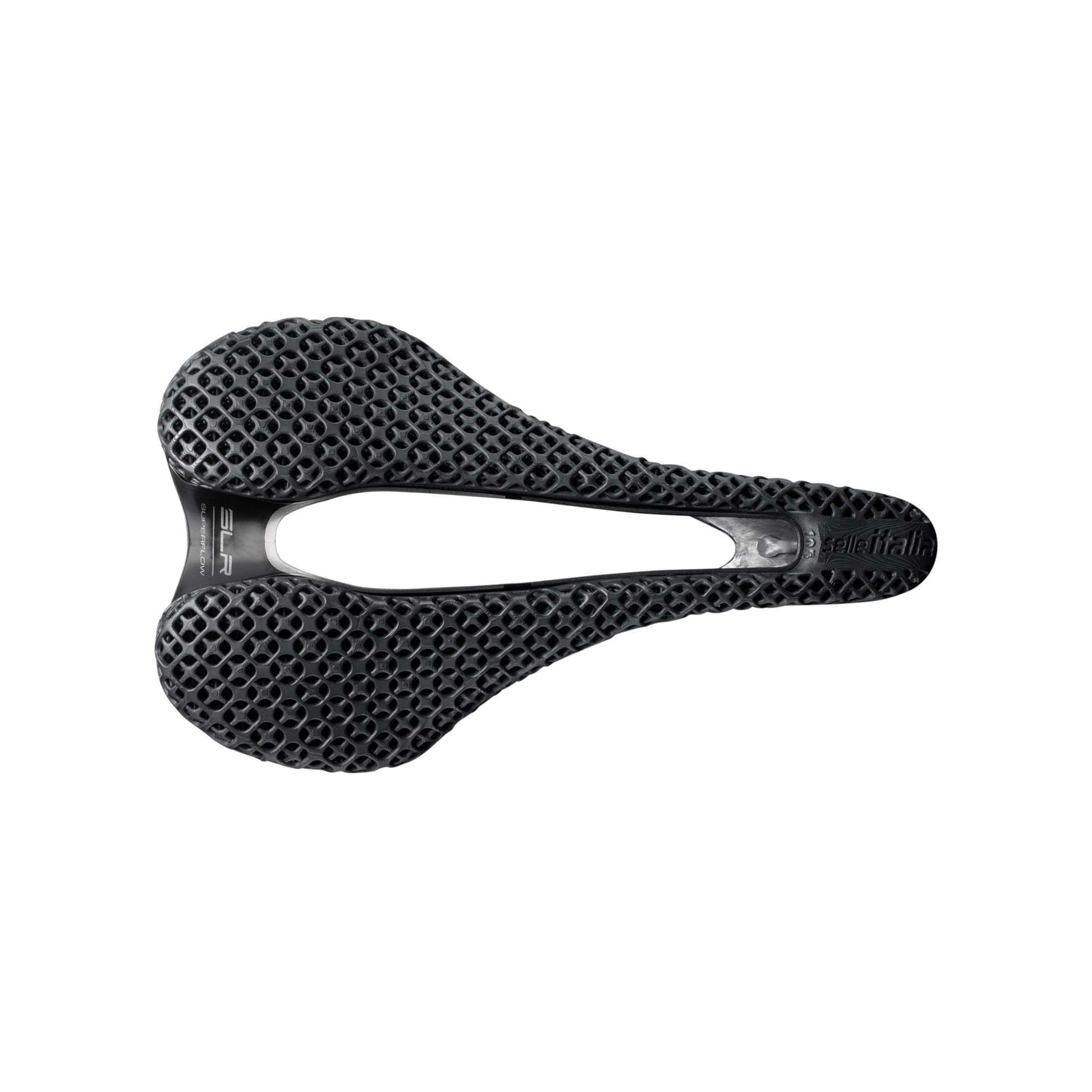 Selle Italia SLR Boost 3D Kit Carbonio Superflow Saddle: BLACK/BLACK