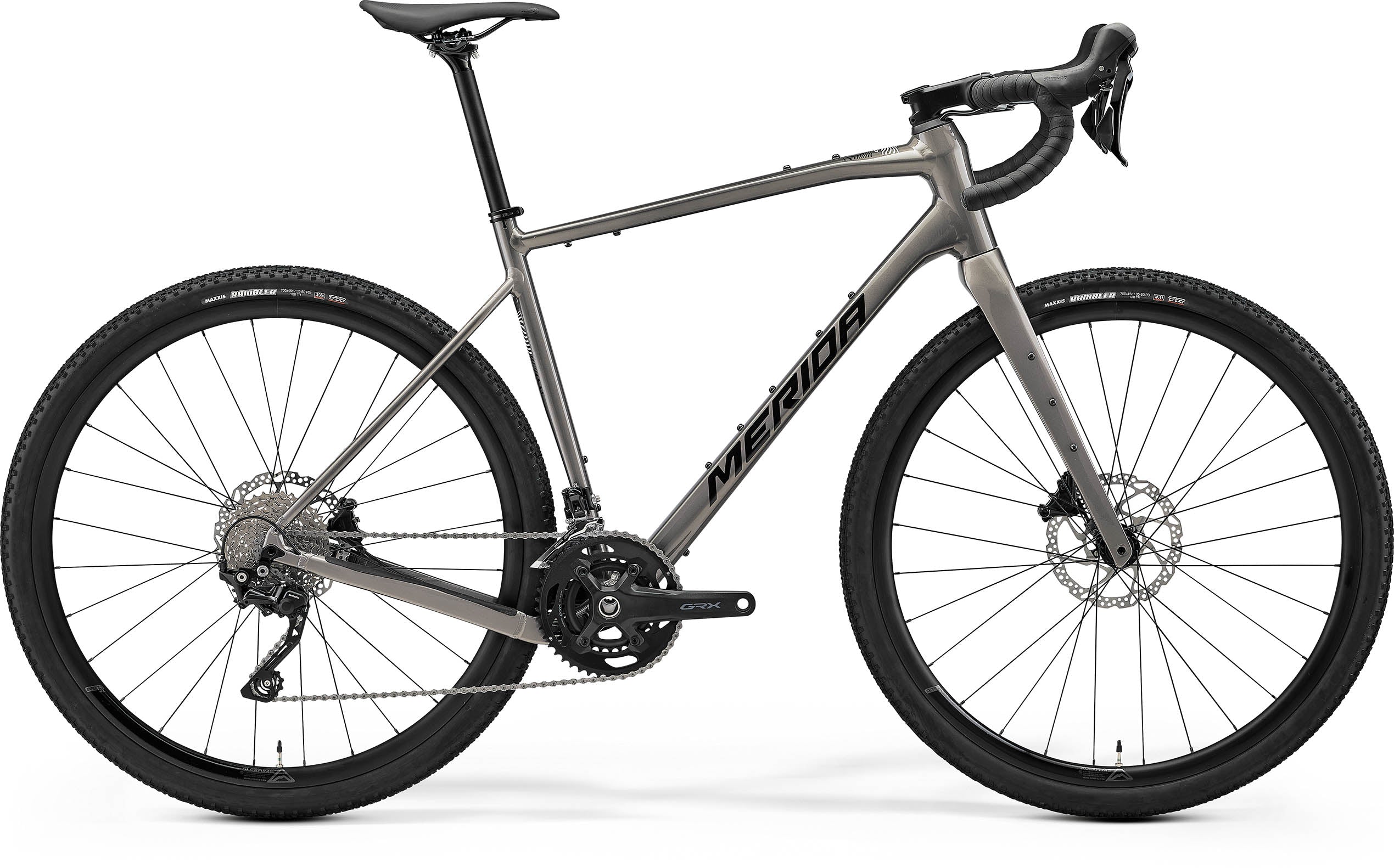 Merida Silex 400 Gravel Bike  2026 Small - Warm Slate Grey (Black)