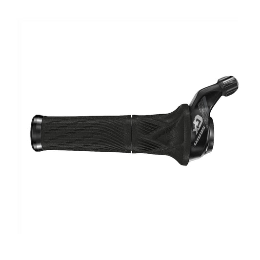 SRAM Shifter GX Grip Shift 2 Speed Index Front with Locking Grip Black: BLACK
