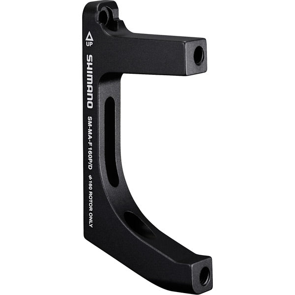 Shimano Disc adapter for post mount calliper, for Flat mount fork, for 160mm rotor