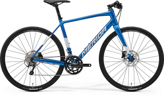 Merida Speeder 300 - Silk Blue/Dark Silver - MY24