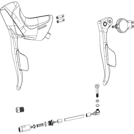 SRAM ED Rival E1 Exchange Kit Shifter And Brake AXS Disc (Including Hood)
