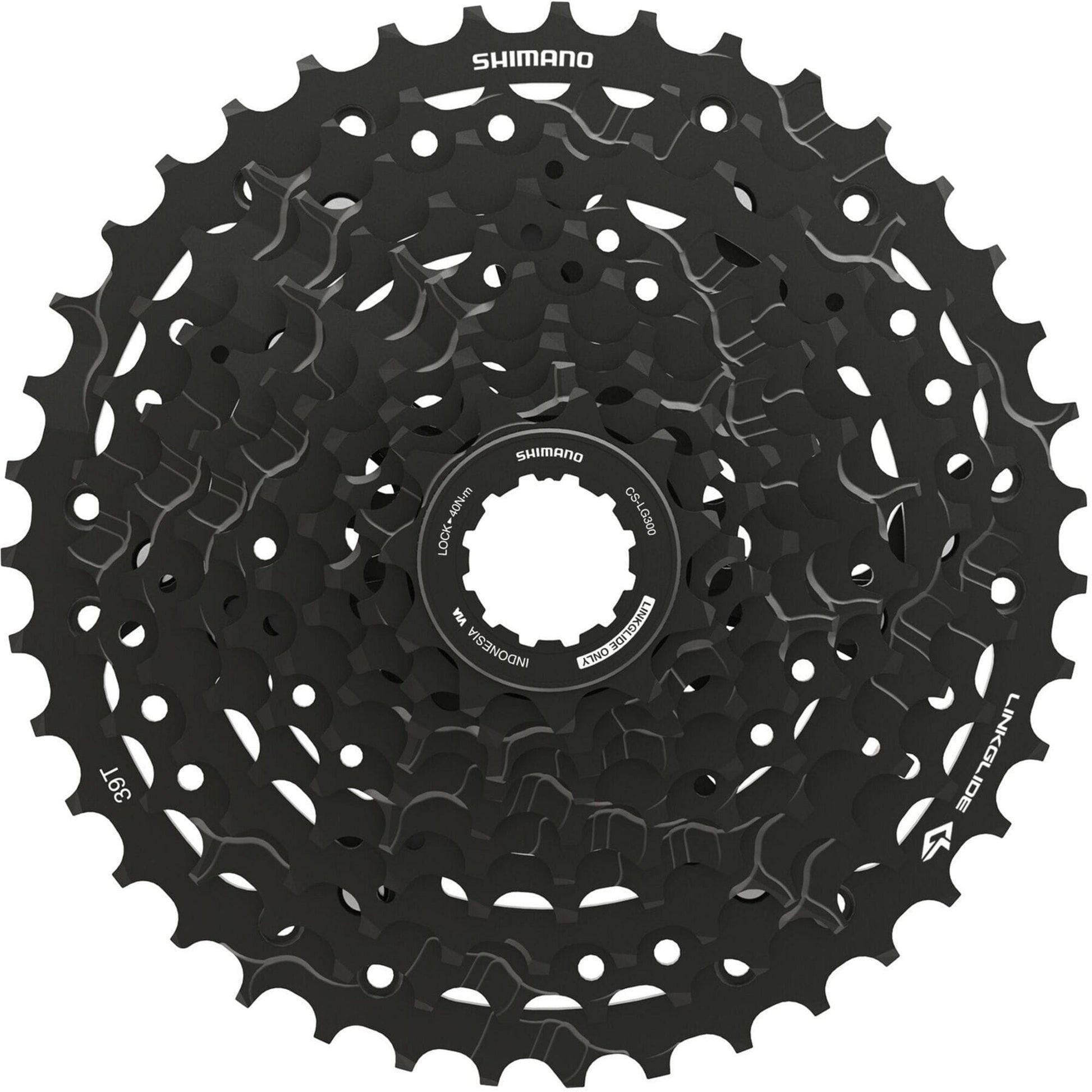 Shimano CUES CUES CS-LG300-10 Link Glide cassette, 10-speed, 11 - 39T