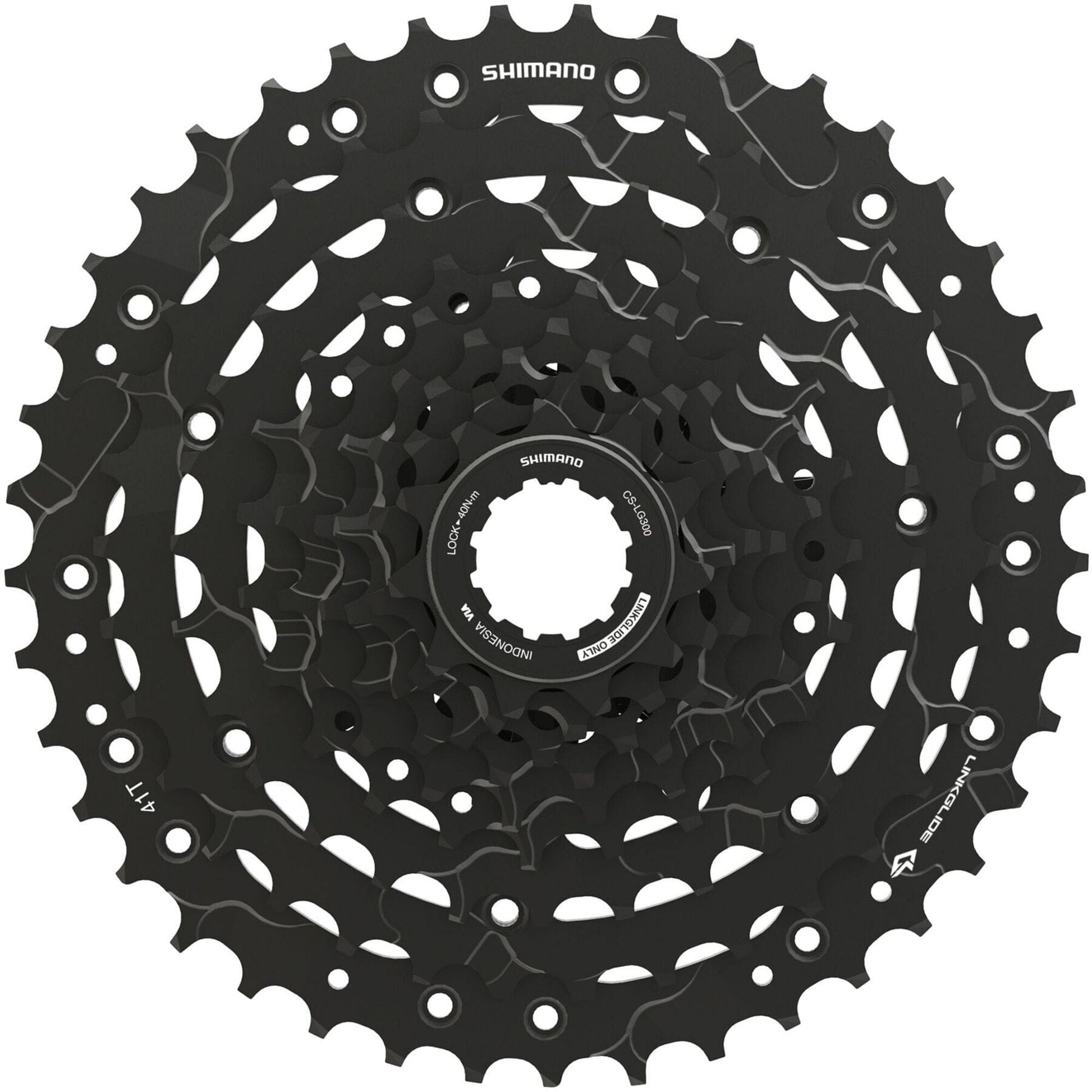 Shimano CUES CUES CS-LG300-9 Link Glide cassette, 9-speed, 11 - 41T