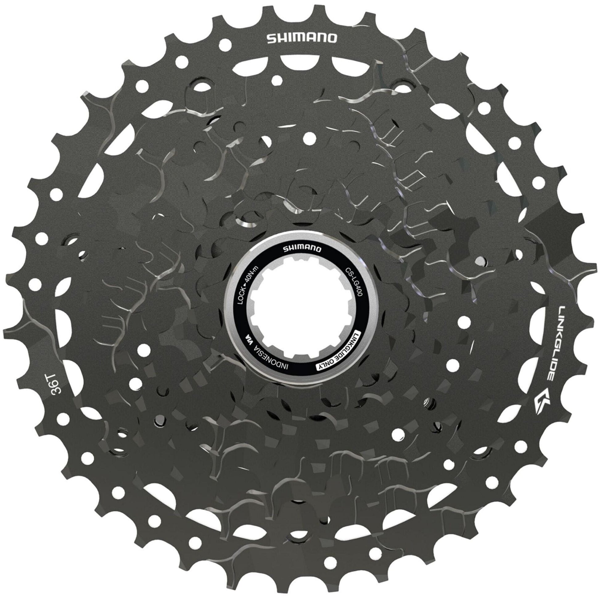 Shimano CUES CS-LG400-9 CUES Link Glide cassette, 9-speed, 11 - 36T