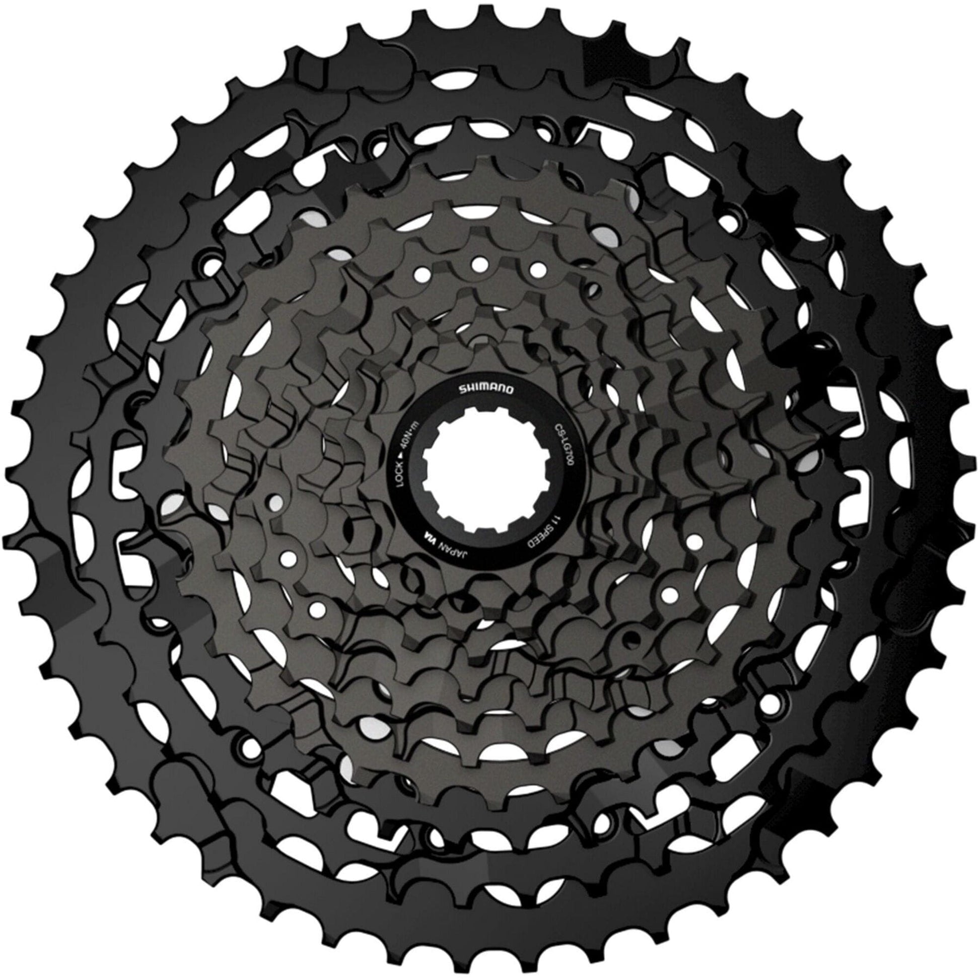 Shimano CUES CUES CS-LG700-11 Link Glide cassette, 11-speed, 11 - 45T