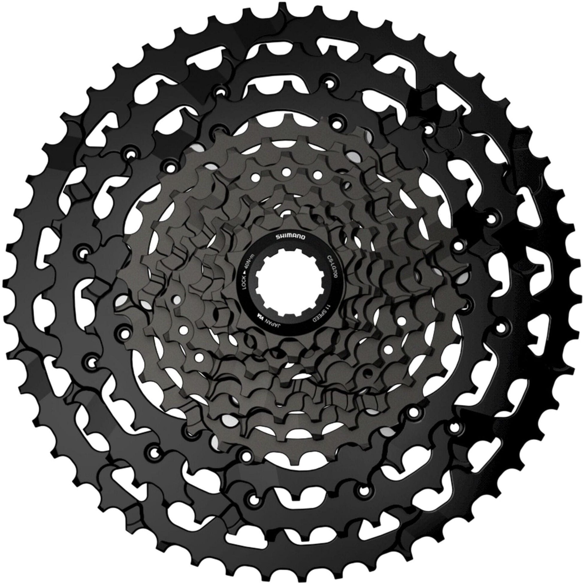 Shimano CUES CUES CS-LG700-11 Link Glide cassette, 11-speed, 11 - 50T