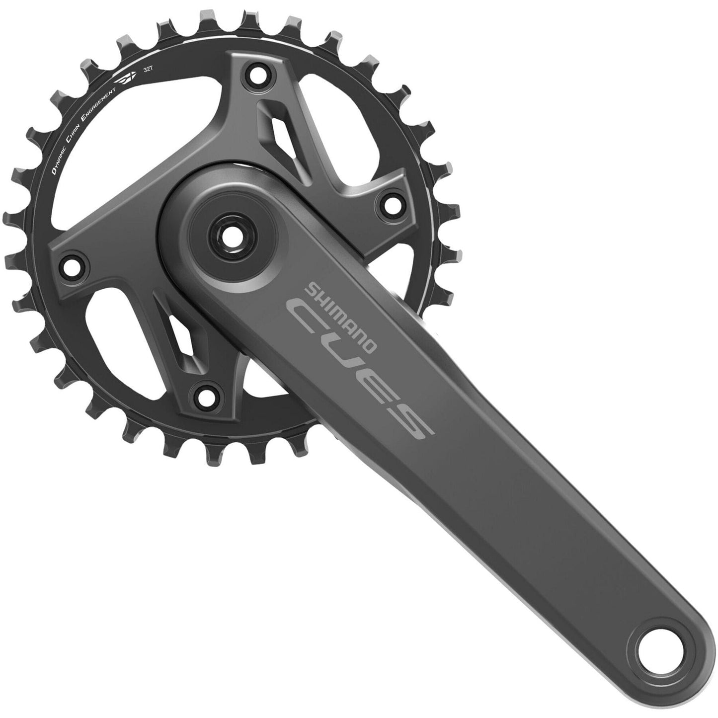 Shimano CUES FC-U6000-1 CUES 2 piece design chainset, for 9/10/11-speed, 55mm C/L, 170mm