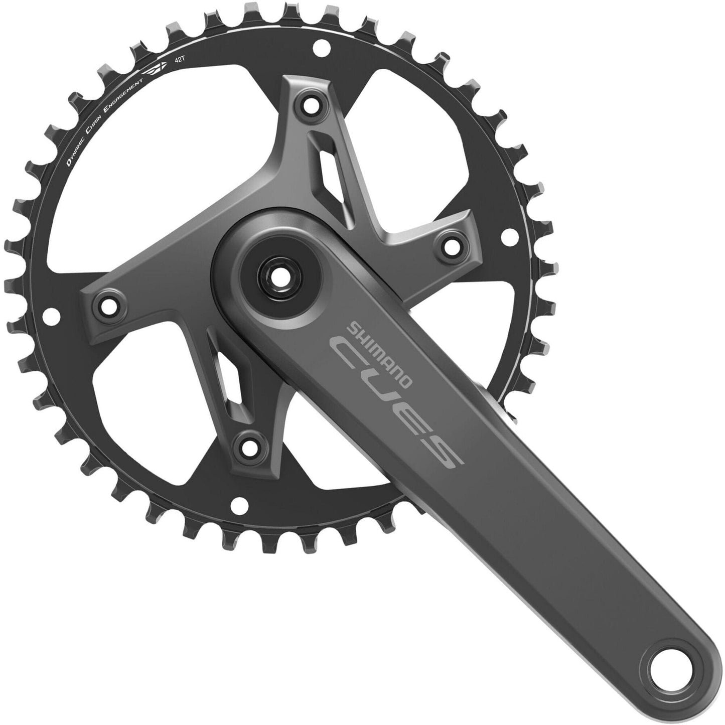 Shimano CUES FC-U6000 CUES 2 piece design chainset, for 9/10/11-speed, 175 mm