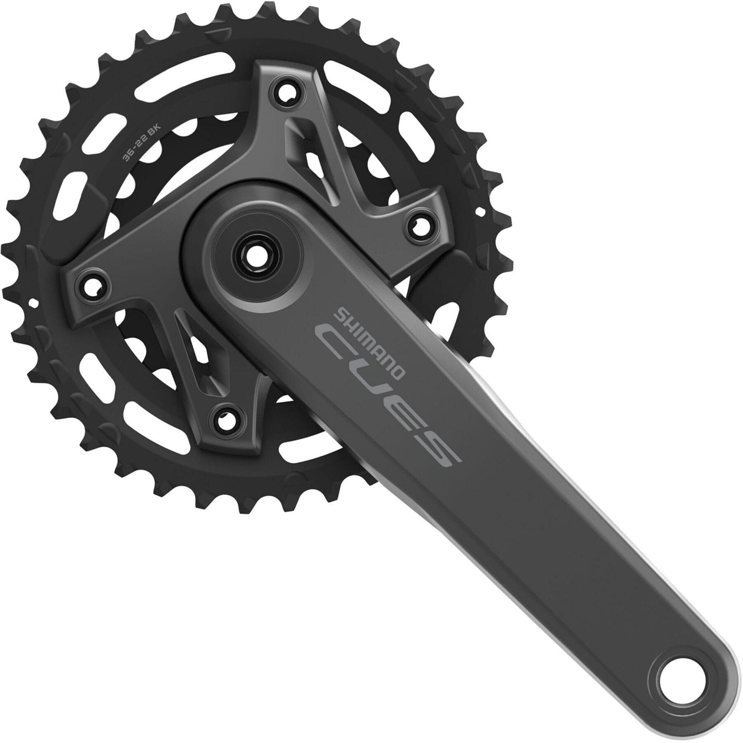 Shimano CUES FC-U6000 CUES 2 piece design chainset, for 9/10/11-speed, 175 mm