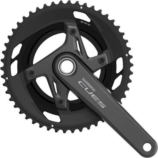 Shimano CUES FC-U6040-2 CUES 2 HollowTech II chainset, for 9/10-speed, 175mm, 50-34T