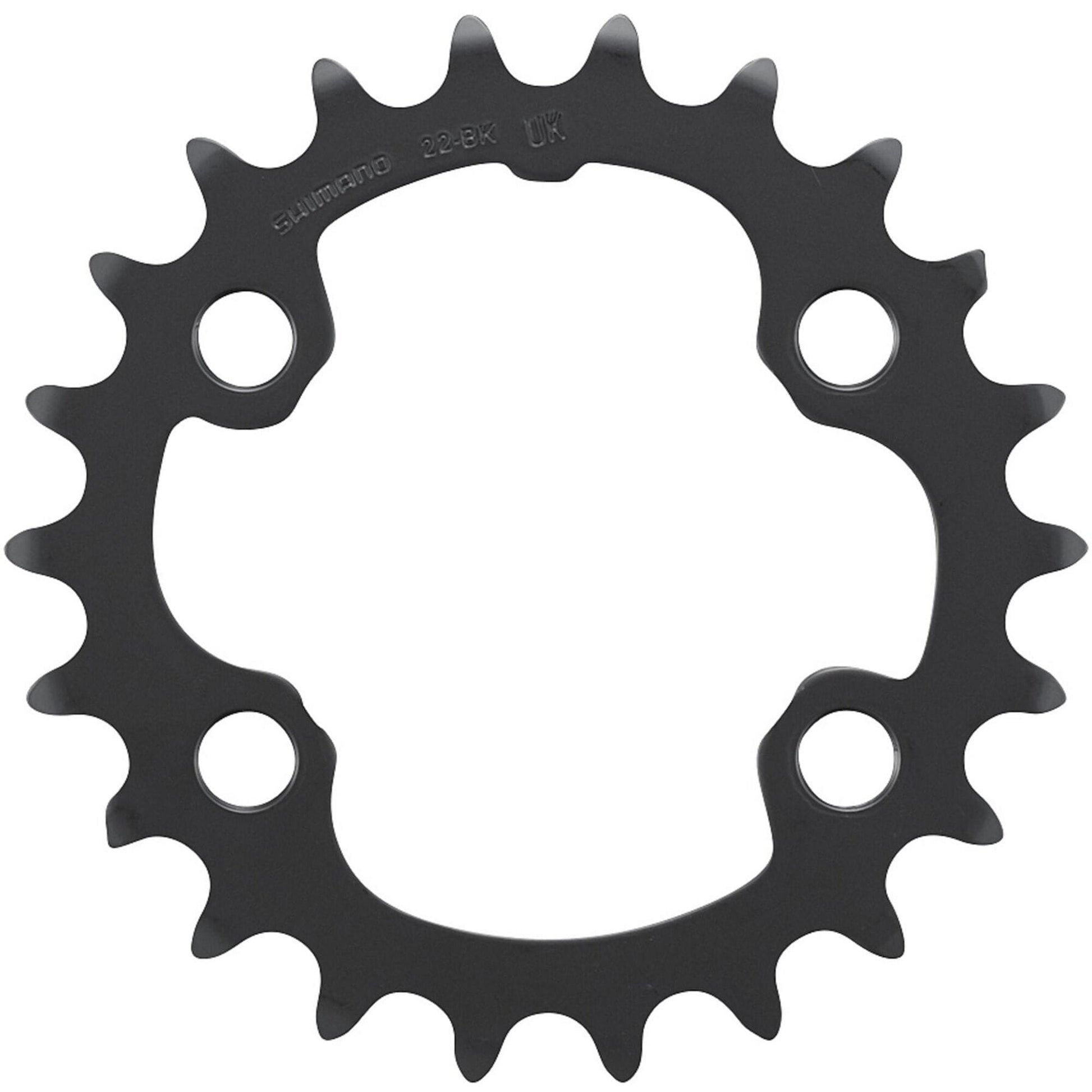Shimano CUES FC-U6000-2 CUES 11/10/9 speed double inner chainring, 22T-BN for 36-22T