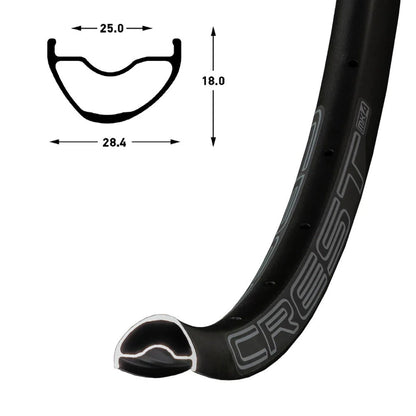 Stans NoTubes - RIM CREST MK4 29 28H BLACK GR