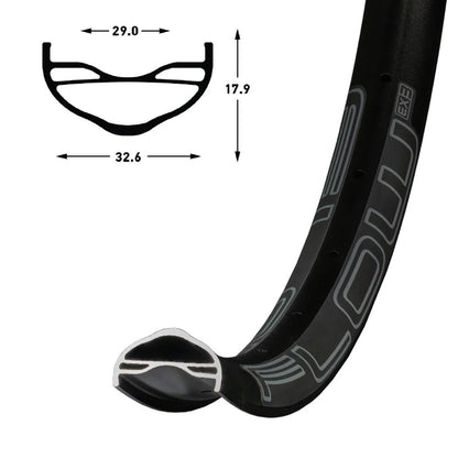 Stans NoTubes - RIM FLOW EX3 29 32H BLACK GR