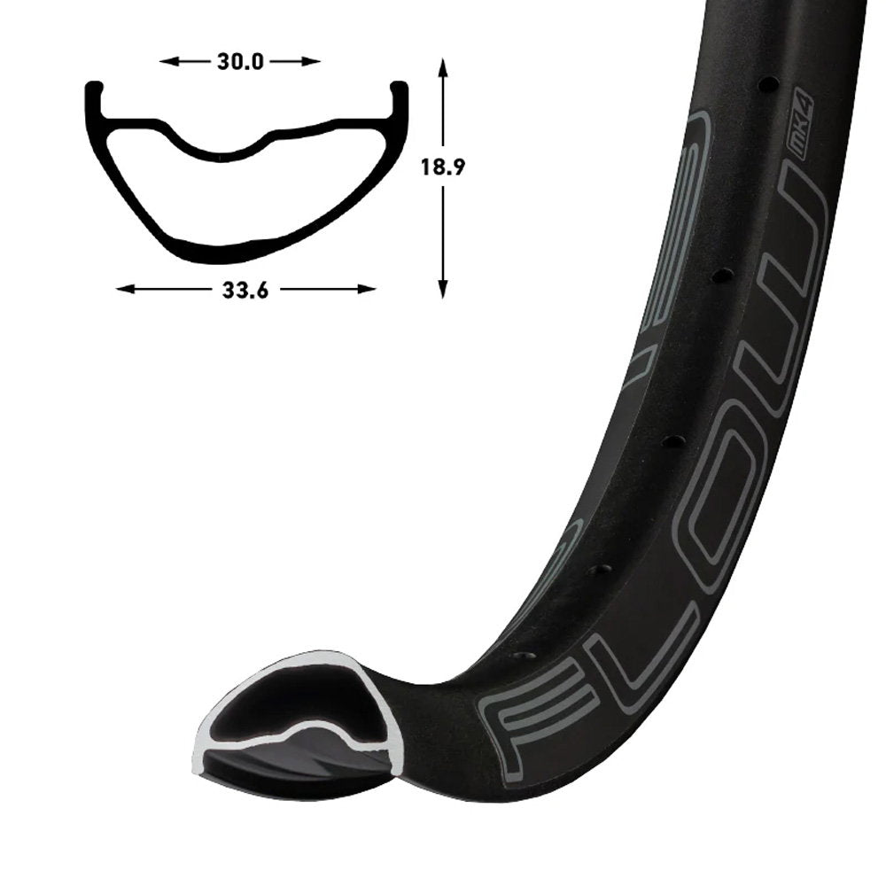 Stans NoTubes - RIM FLOW MK4 29 28H BLACK GR