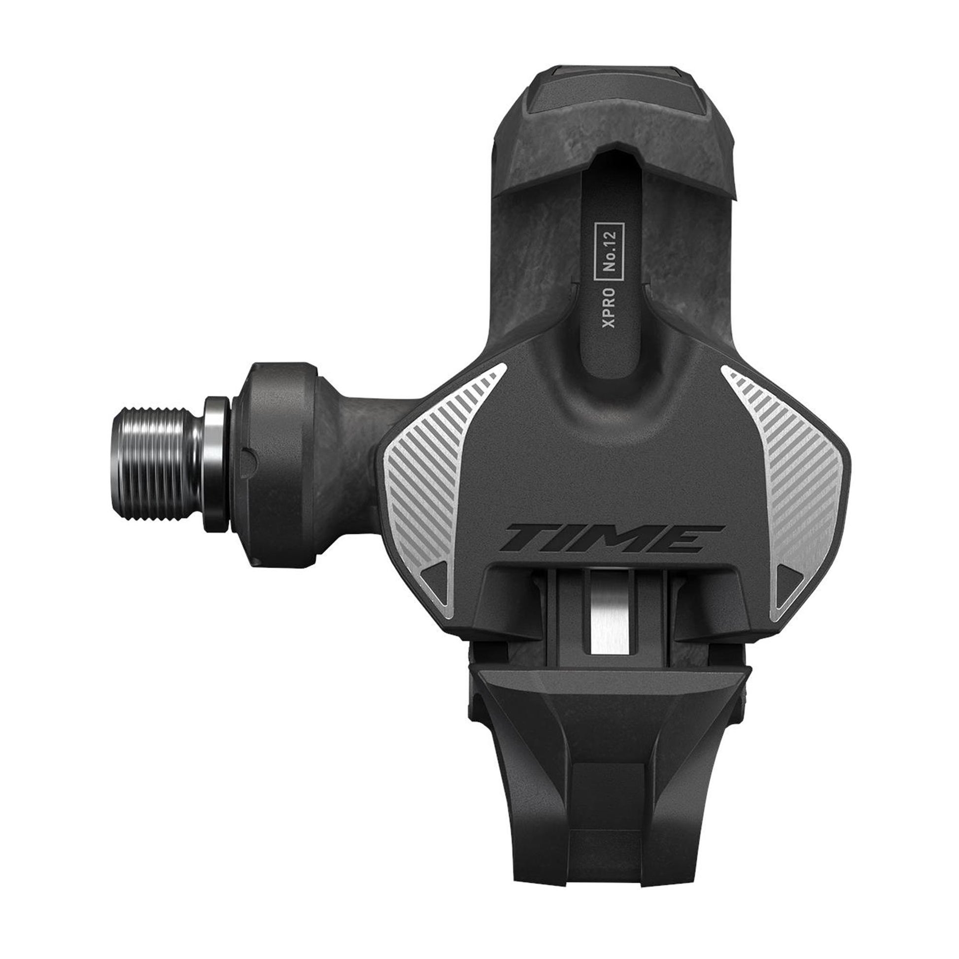 Time Sport Time Pedal - XPRO 12 Pedals, Carbon Body And Titanium Spindle Including Iclic Free Cleats B1: CARBON SILVER