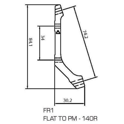 TRP - Adapter FR2 - Flat Mount - 160mm Rear