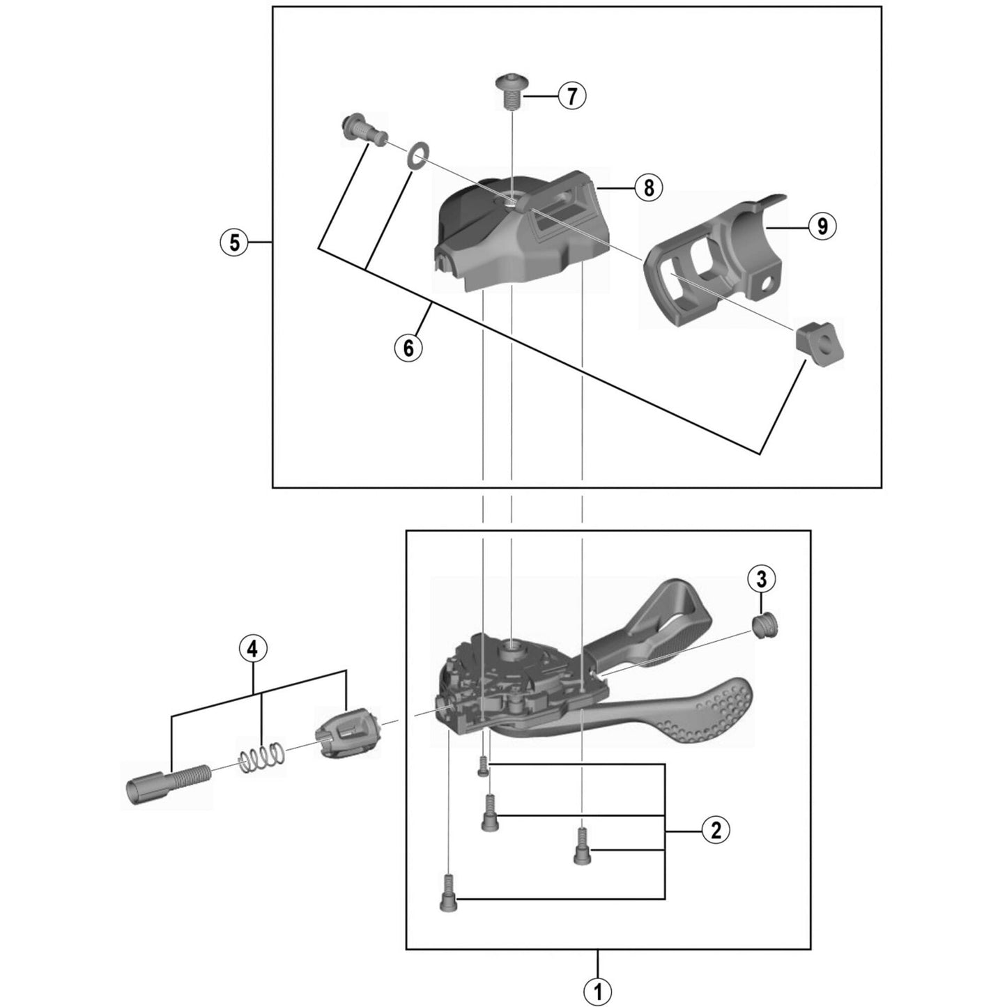 Shimano Spares SL-M8000-I left hand bracket