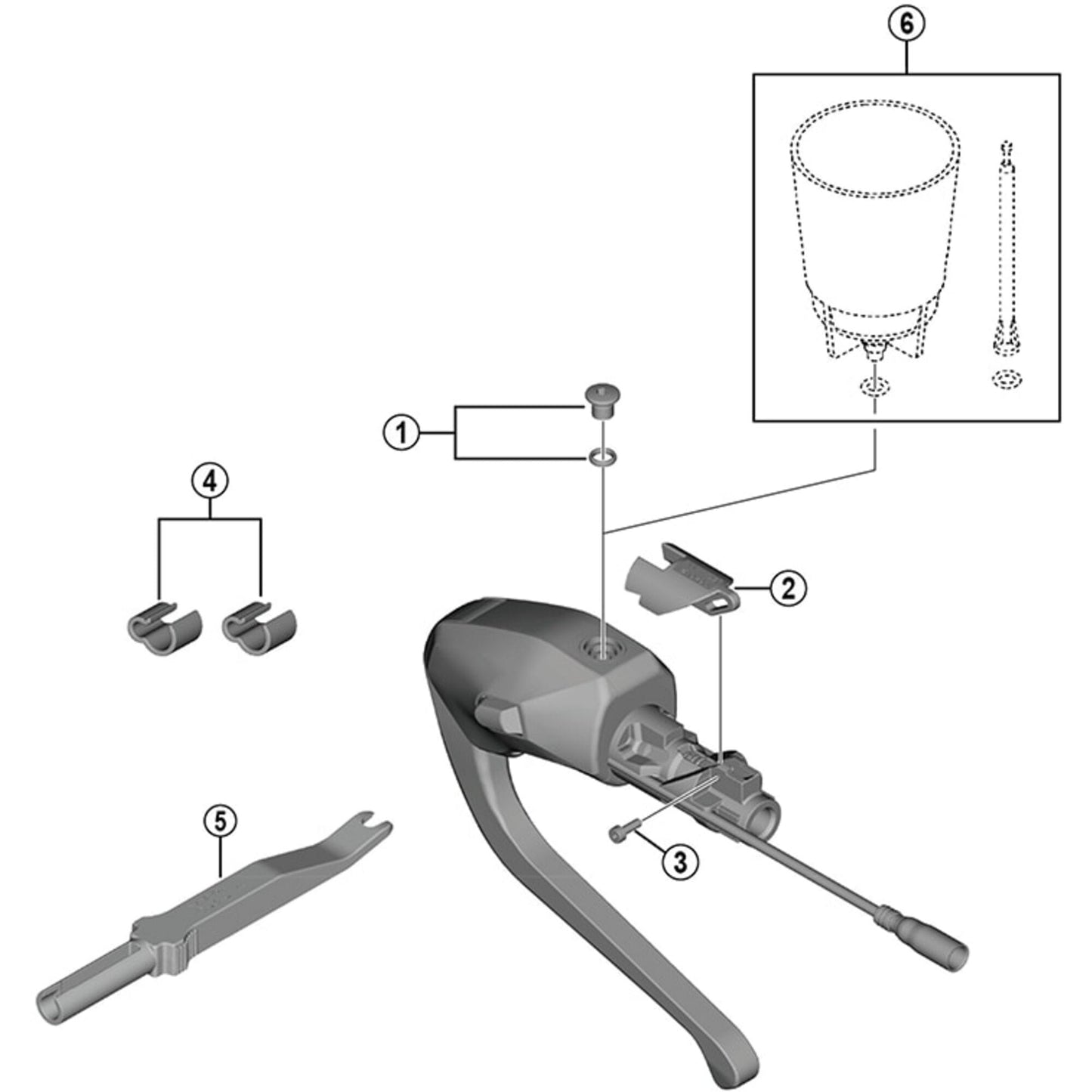 Shimano Spares ST-R9180 shoe bolt , M2