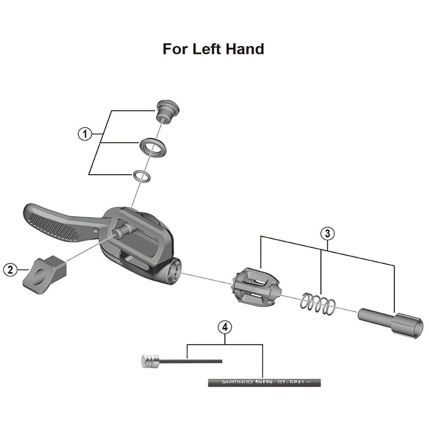 Shimano Spares SL-MT800-IL cable fixing bolt unit