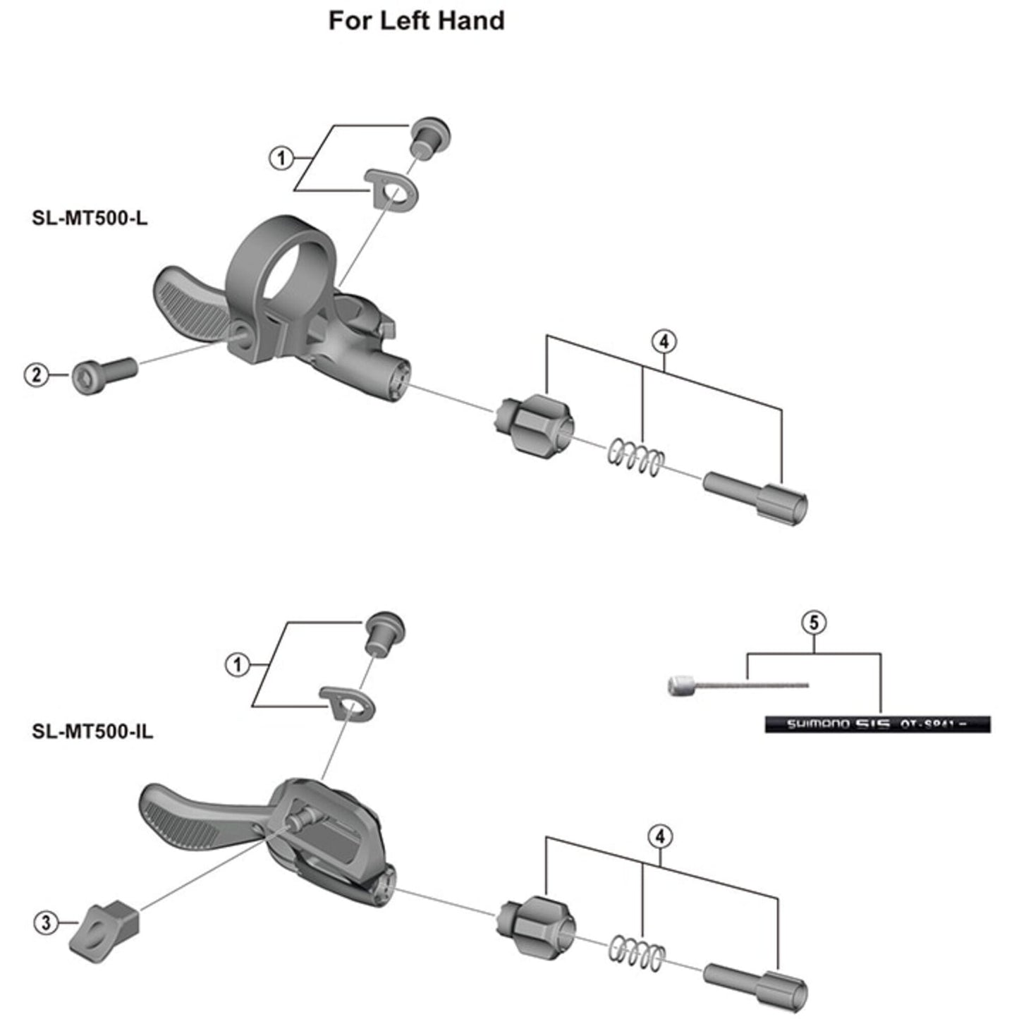 Shimano Spares SL-MT500 clamp bolt