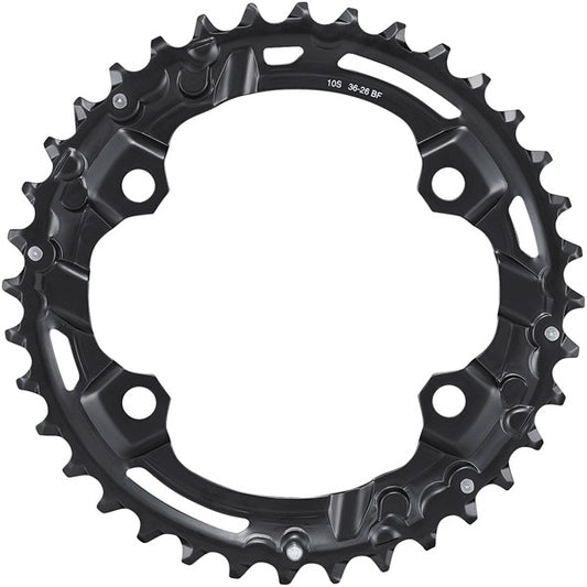 Shimano Deore FC-M4100 Deore 10 speed double outer chainring 36T-BF for 36-26T