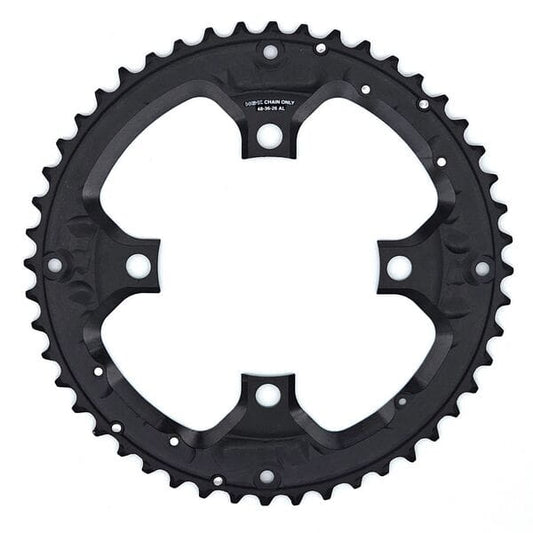 Shimano Deore FC-T6010 10 speed triple outer chainring, 48T, for chain guard, black