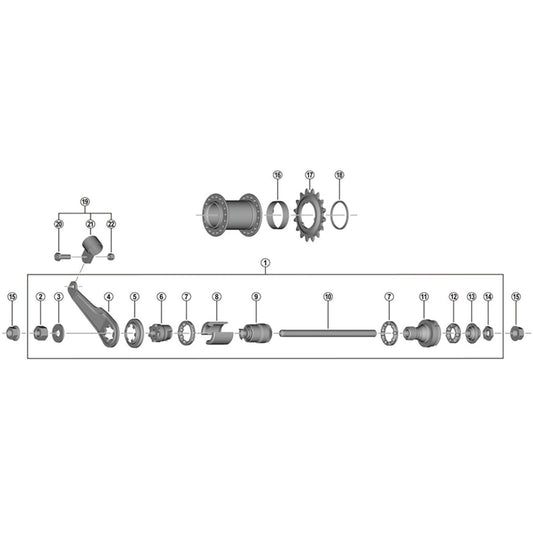 Shimano Spares CB-E110 Driver