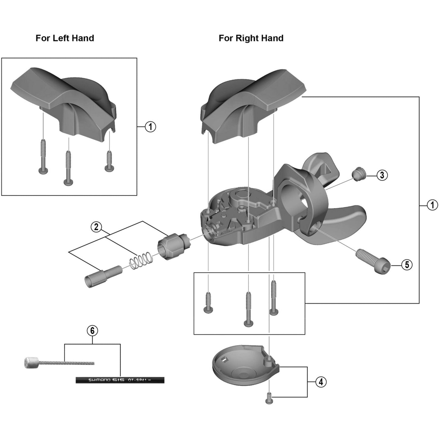 Shimano Spares SL-R2000 right hand indicator unit