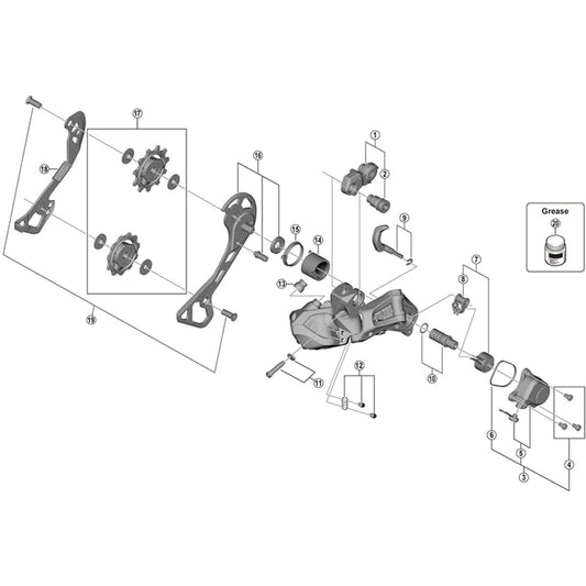 Shimano Spares RD-RX817 stabilizer unit