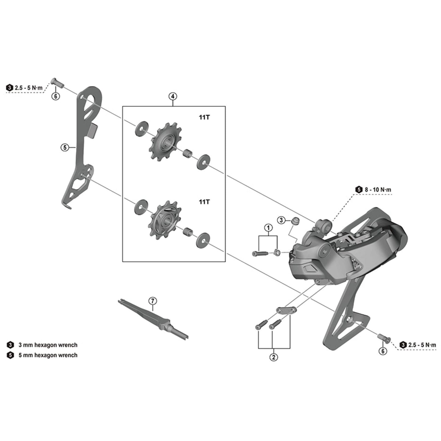 Shimano Spares RD-U8050 boot