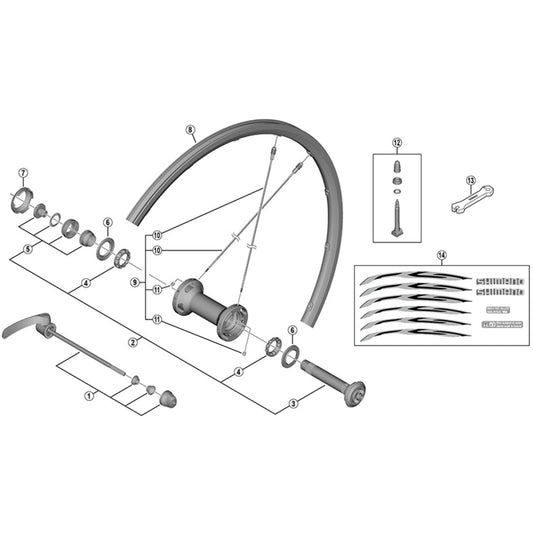 Shimano Spares WH-6800 left hand dust cover