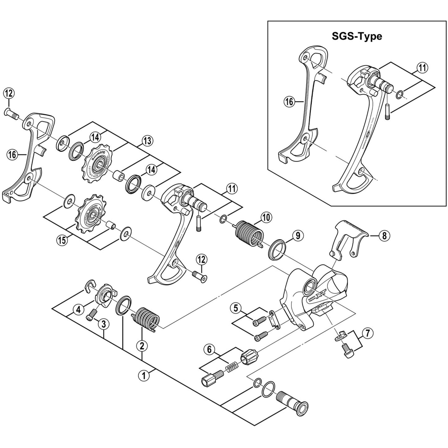 Shimano Spares RD-M760 cover