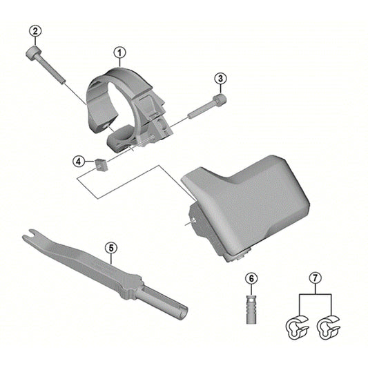 Shimano Spares SC-MT800 stay A, 31.8 mm
