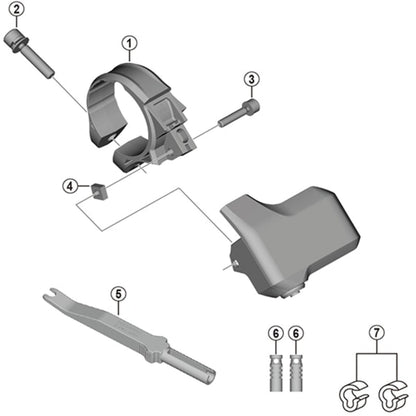 Shimano Spares SC-E7000 stay fixing bolt