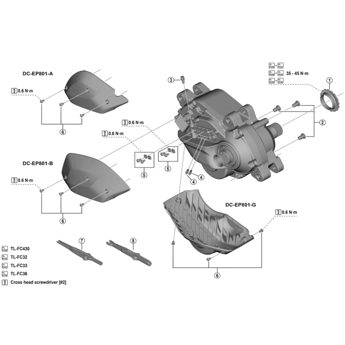 Shimano Spares DU-EP801 dummy plug for can receptor