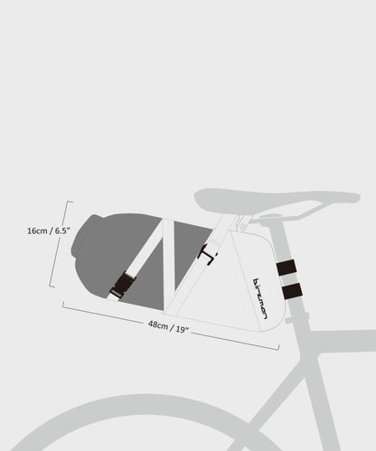 Birzman Packman Saddle Pack (with waterproof carrier)