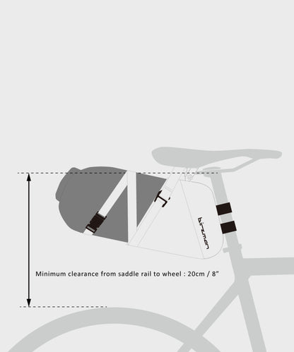 Birzman Packman Saddle Pack (with waterproof carrier)