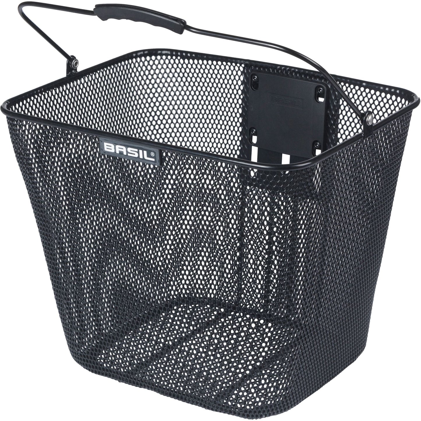 Basil Bilbao front basket KF black