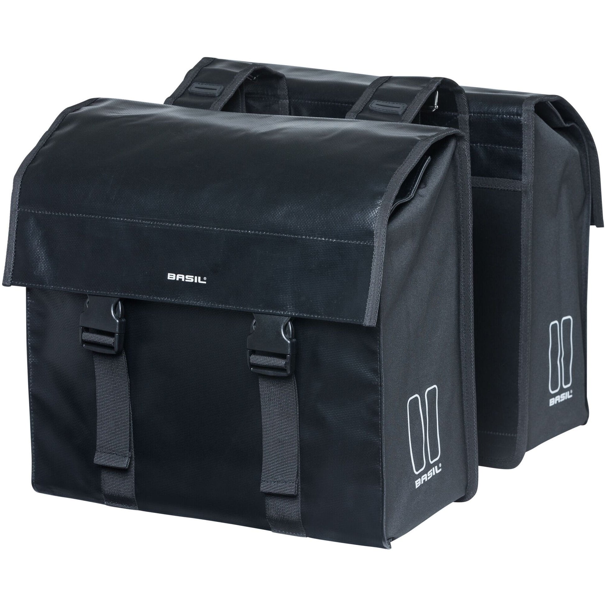 Basil Urban Load Double Bag 48-53L black/black