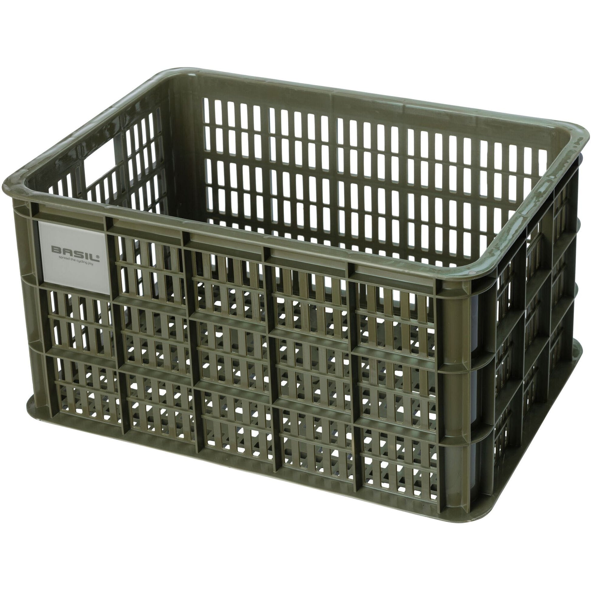 Basil Bicycle Crate Large 40 litre green