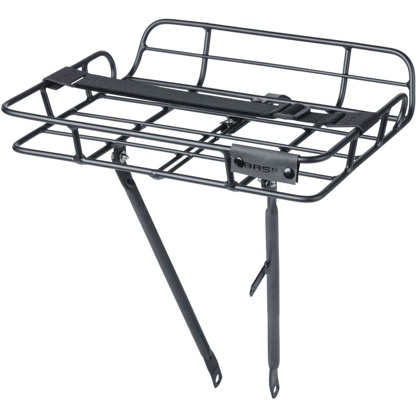Basil Portland Front Carrier matt black