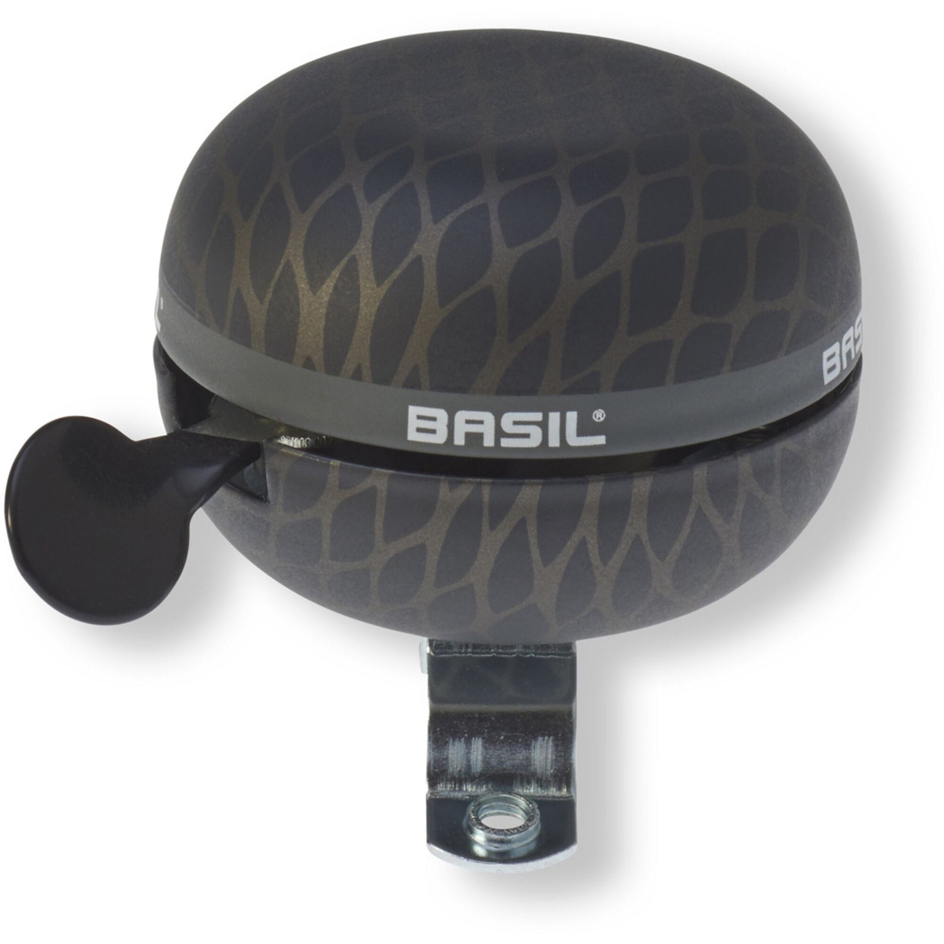 Basil Noir Bicycle Bell 60mm black metallic
