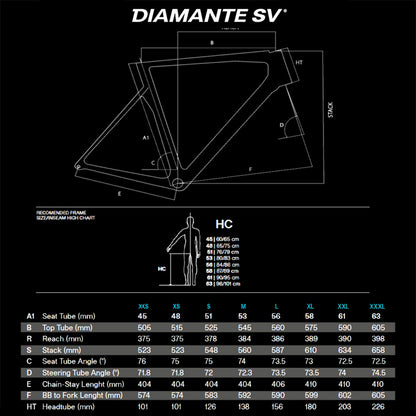 Basso Bikes Diamante SV Frameset Enigma Black