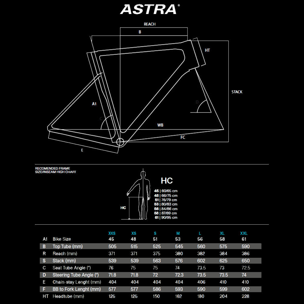 Basso Bikes Astra Disc Chroma White Frameset