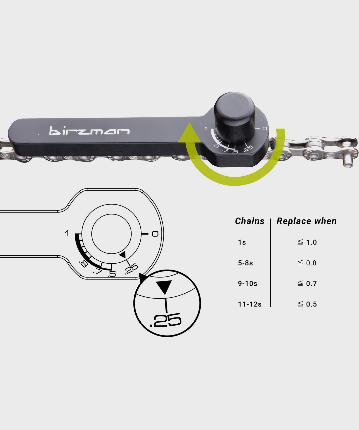 Birzman Chain Wear Indicator II